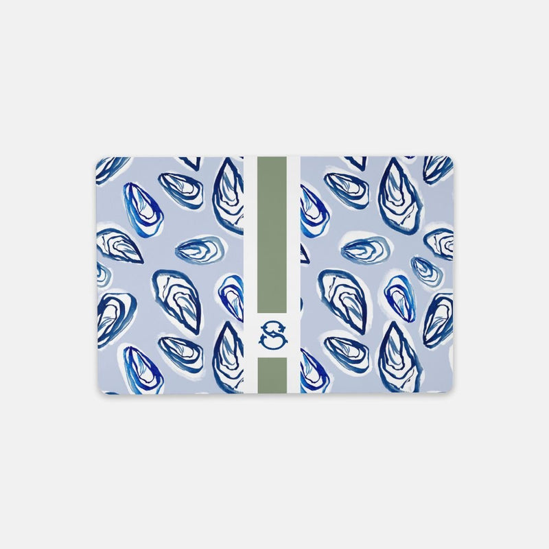 Small Desk MatNantucket Striped Monogrammed Desk Mat – Small (18″ x 12″)Britt Mills Design