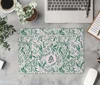 Small Desk Mat - Small Things Monogrammed Desk Mat – Small (18″ X 12″)