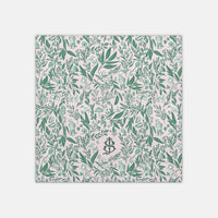 Small Things Monogrammed Swaddle Blanket-Britt Mills Design