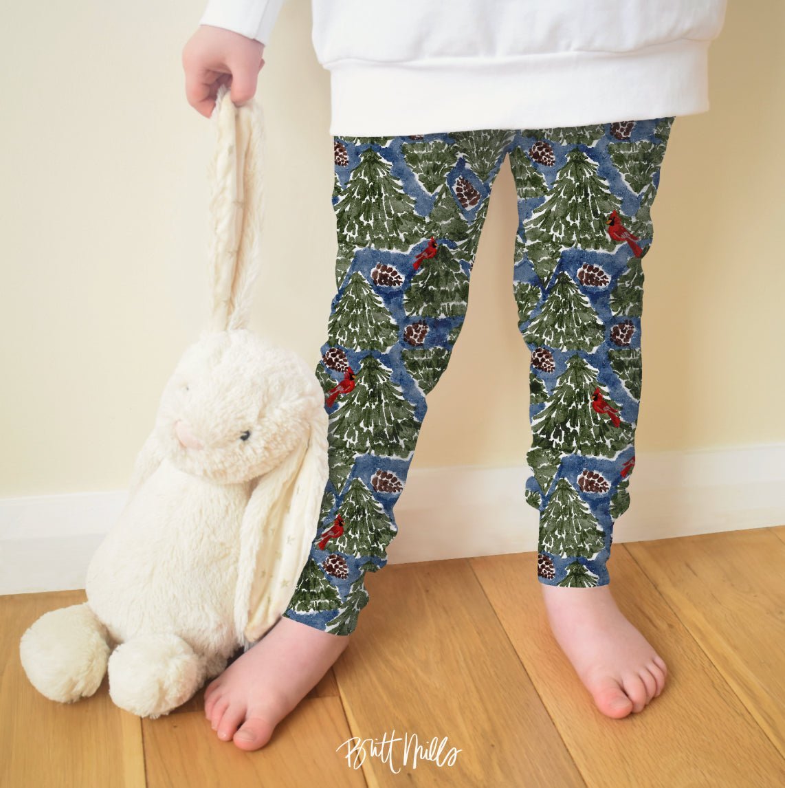 Leggings - Snowy Pines Kid's Leggings