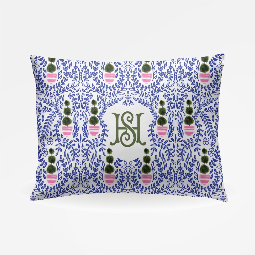Standard PillowcaseAugusta Monogrammed Standard PillowcaseBritt Mills Design