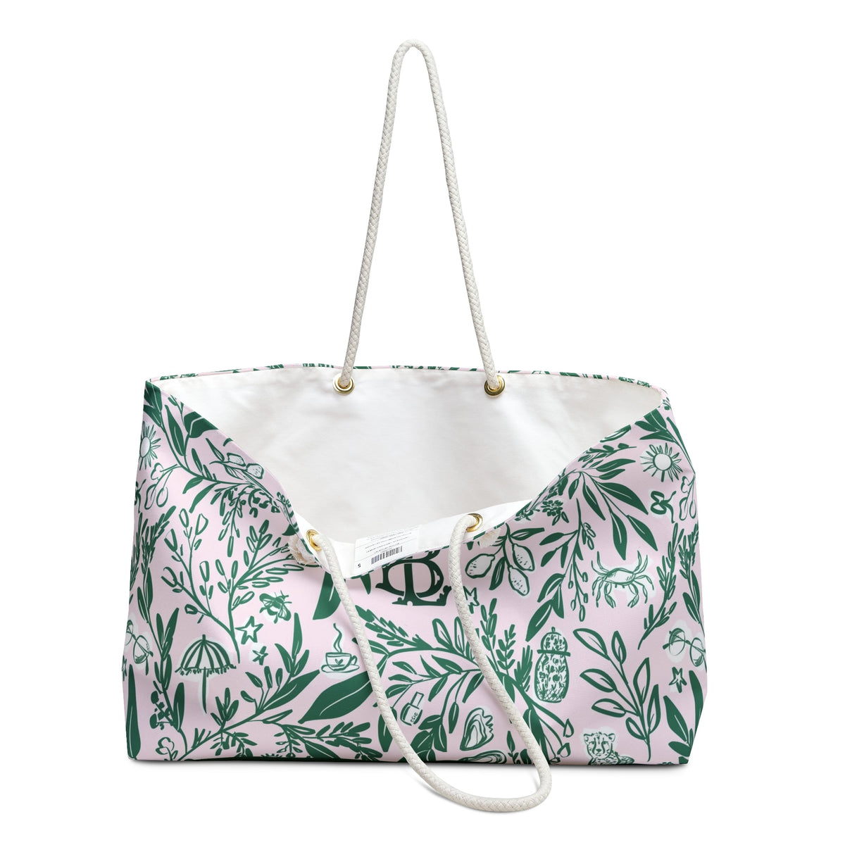 The Small Things Monogrammed Carry-All Tote-Britt Mills Design