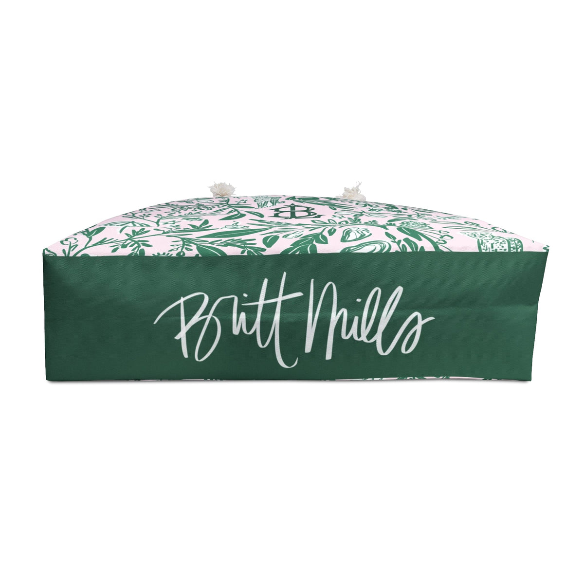 The Small Things Monogrammed Carry-All Tote-Britt Mills Design