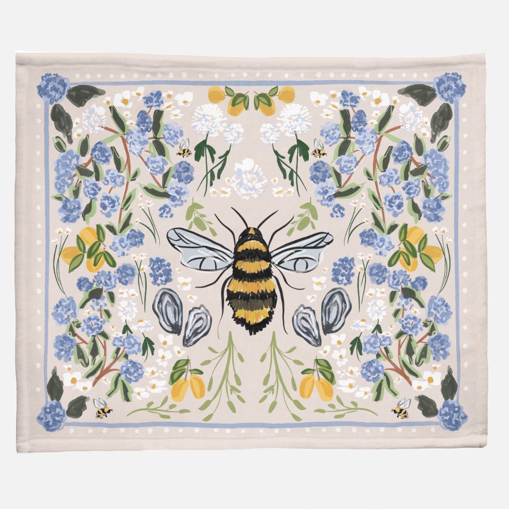 Throw BlanketLazy Lemons Throw BlanketBritt Mills Design