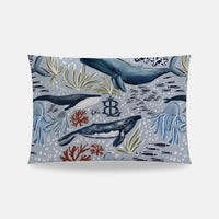 Under The Sea Monogrammed Toddler Pillowcase-Britt Mills Design