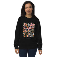 Let Them Bloom Teacher Organic Sweatshirt (Wildflowers)