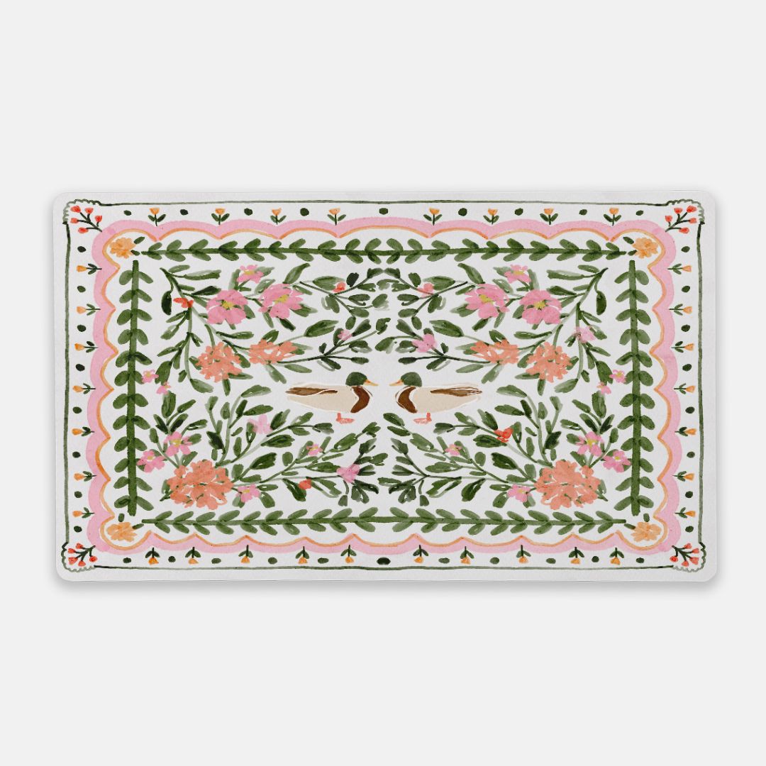 Large Desk Mat - Walk In The Park Desk Mat - Large (24" X 14")