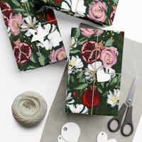 Winter Pomegranates Wrapping Paper-Britt Mills Design